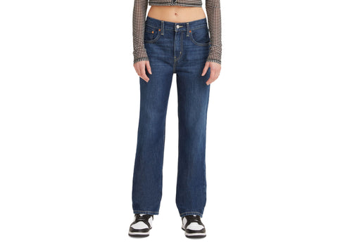 Low Pro Classic Straight-Leg High Rise Jeans